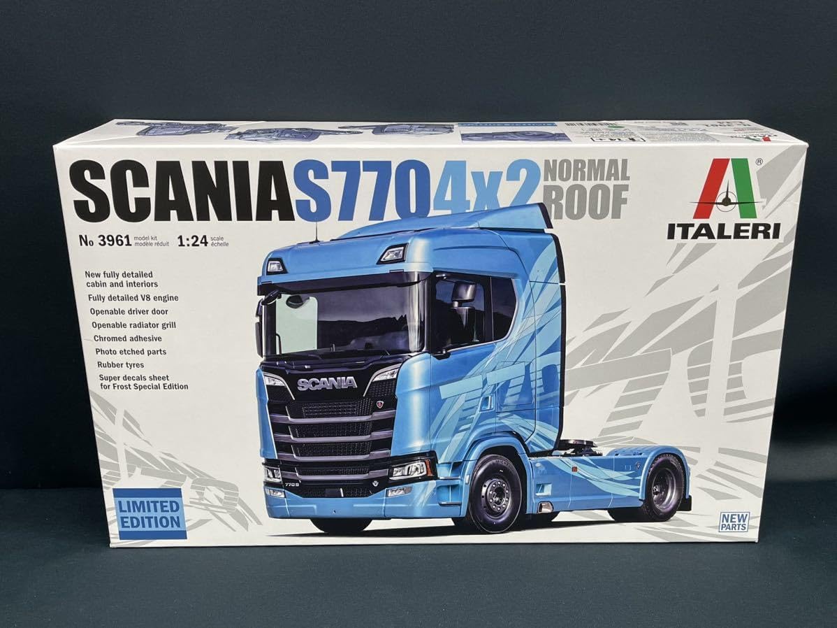 IT3961 スカニア770 4×2 トレーラーヘッド ノーマルルーフ 1/24